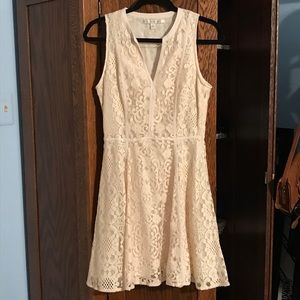 Lauren Conrad ivory lace dress!